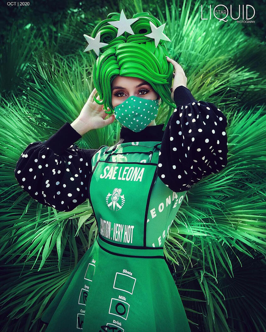 Saelebucks | Entry for Metropolitan Fashion Week's design competition. Theme: Pop Art ft. consumerism and brand identity