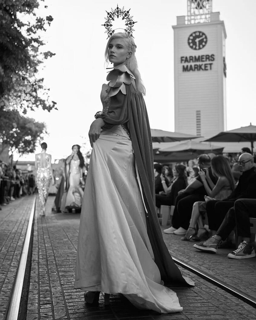 Art Nouveau | Entry for Metropolitan Fashion Week's design competition. Theme: World Architecture