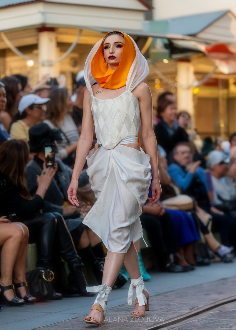 Banana Fibers &amp; Deadstock | Entry for Metropolitan Fashion Week's design competition. Theme: Sustainability in Fashion